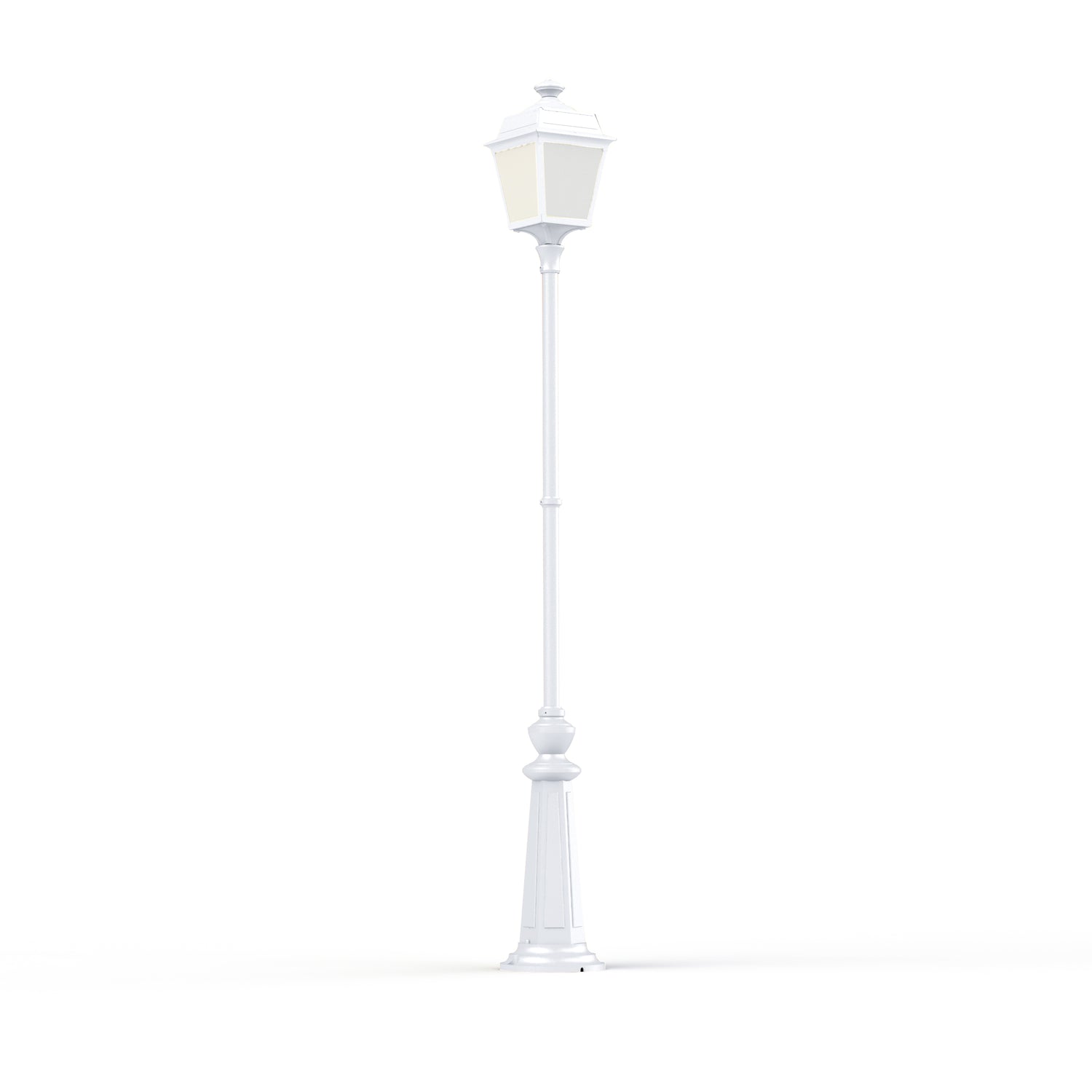 Lampadaire Place des Vosges 1 Tradition N°12 Blanc 001 151020001