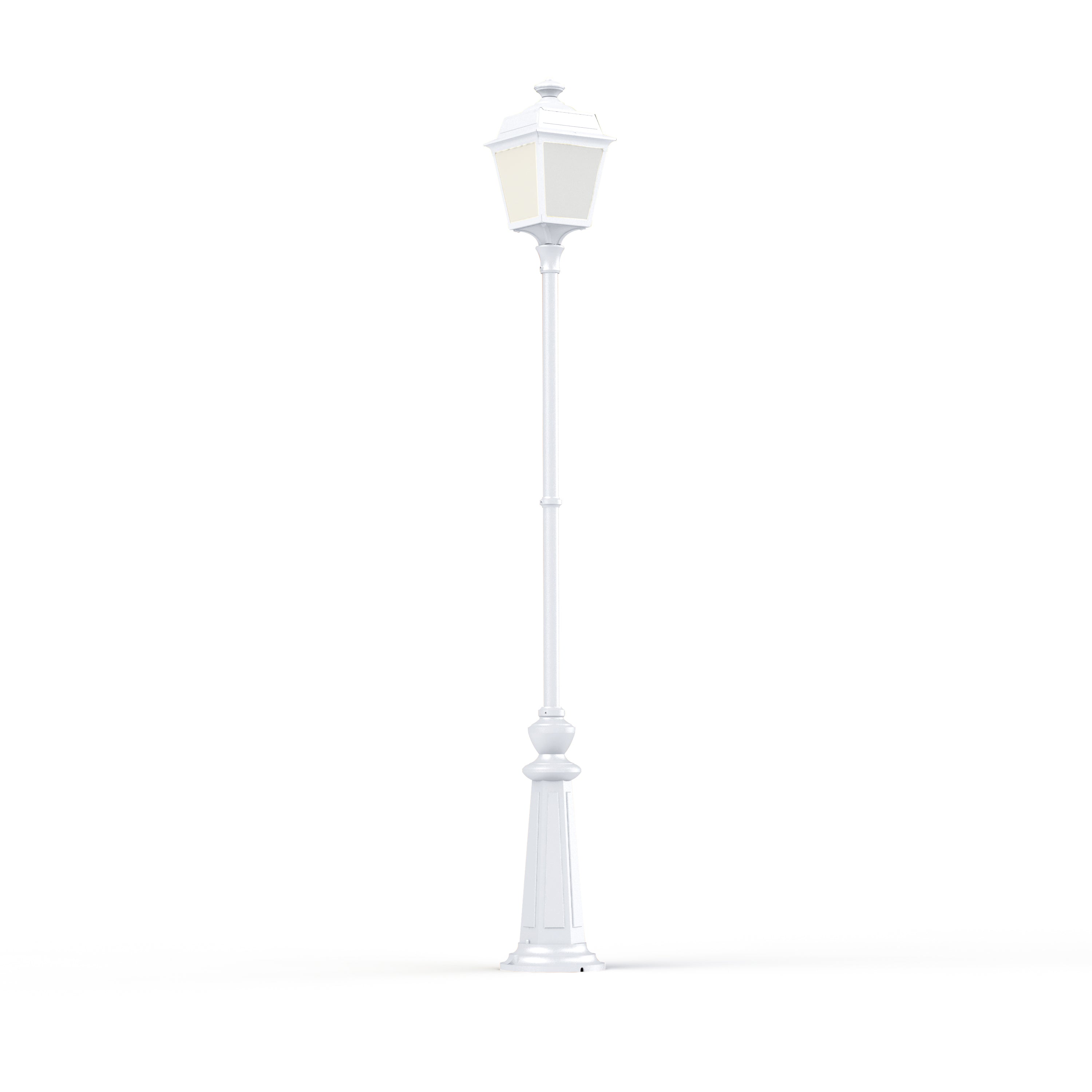 Lampadaire Place des Vosges 1 Tradition N°12 Blanc 001 151020001