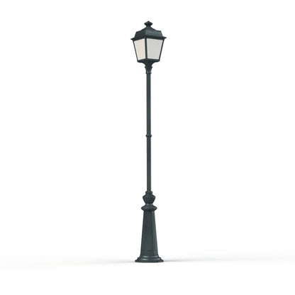 Lampadaire Place des Vosges 1 Tradition N°12 Vert de gris 008 151020008