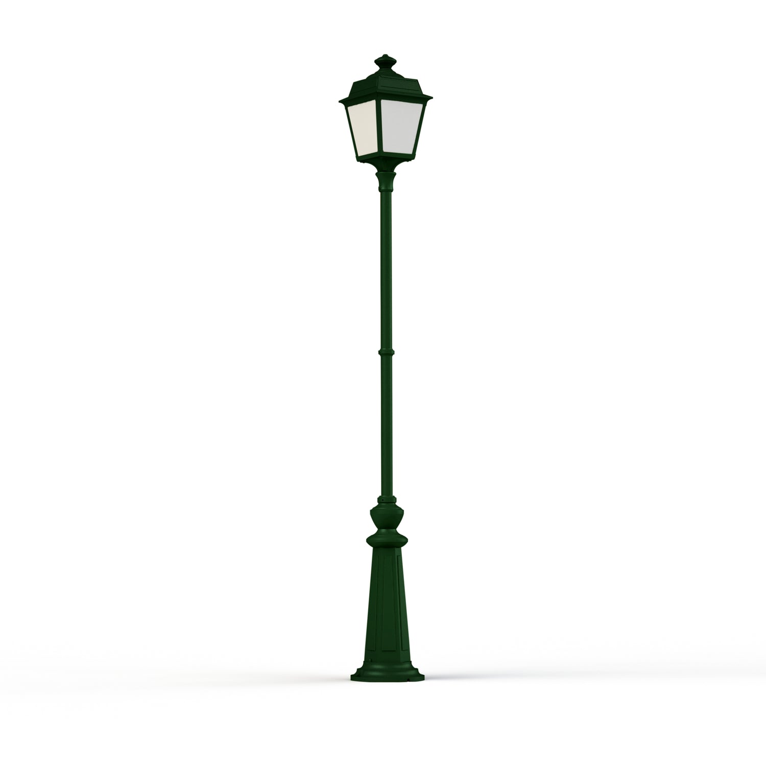 Lampadaire Place des Vosges 1 Tradition N°12 Vert Anglais 019 151020019