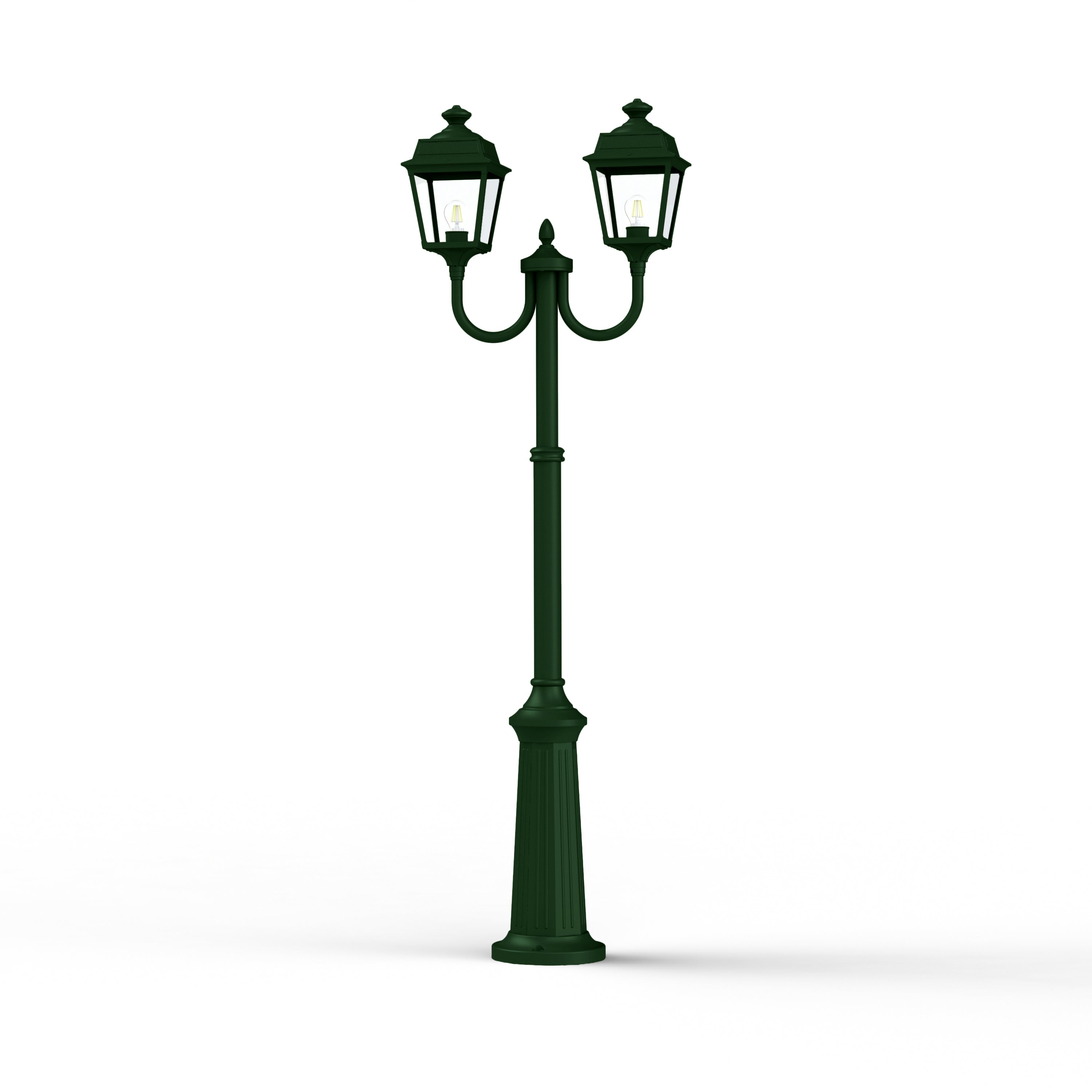 Lampadaire Place des Vosges 1 Tradition N°13 Vert Anglais 019 151021019