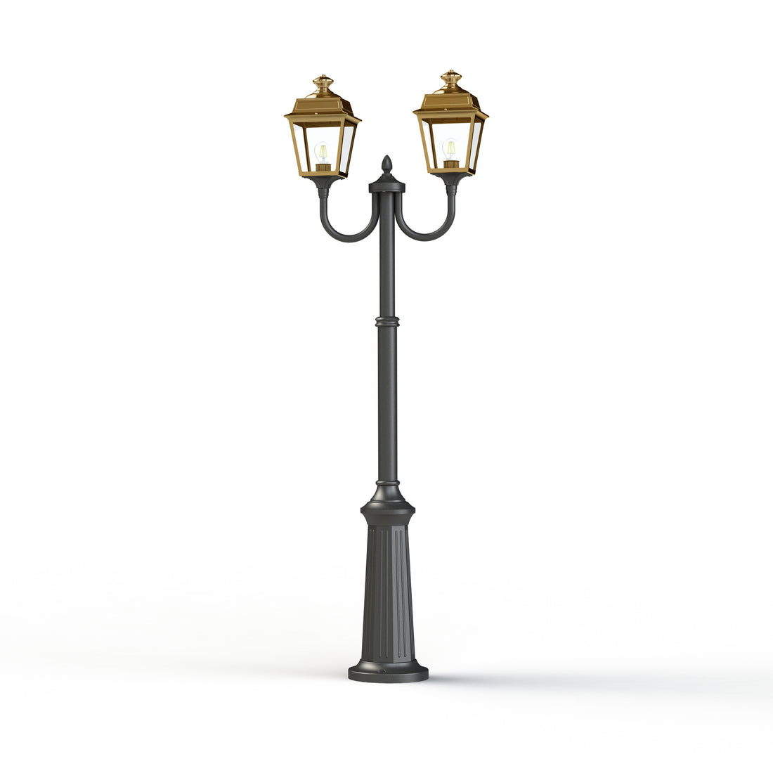 Lampadaire Place des Vosges 1 Tradition N°13 Laiton vernis teinté 070 151021070