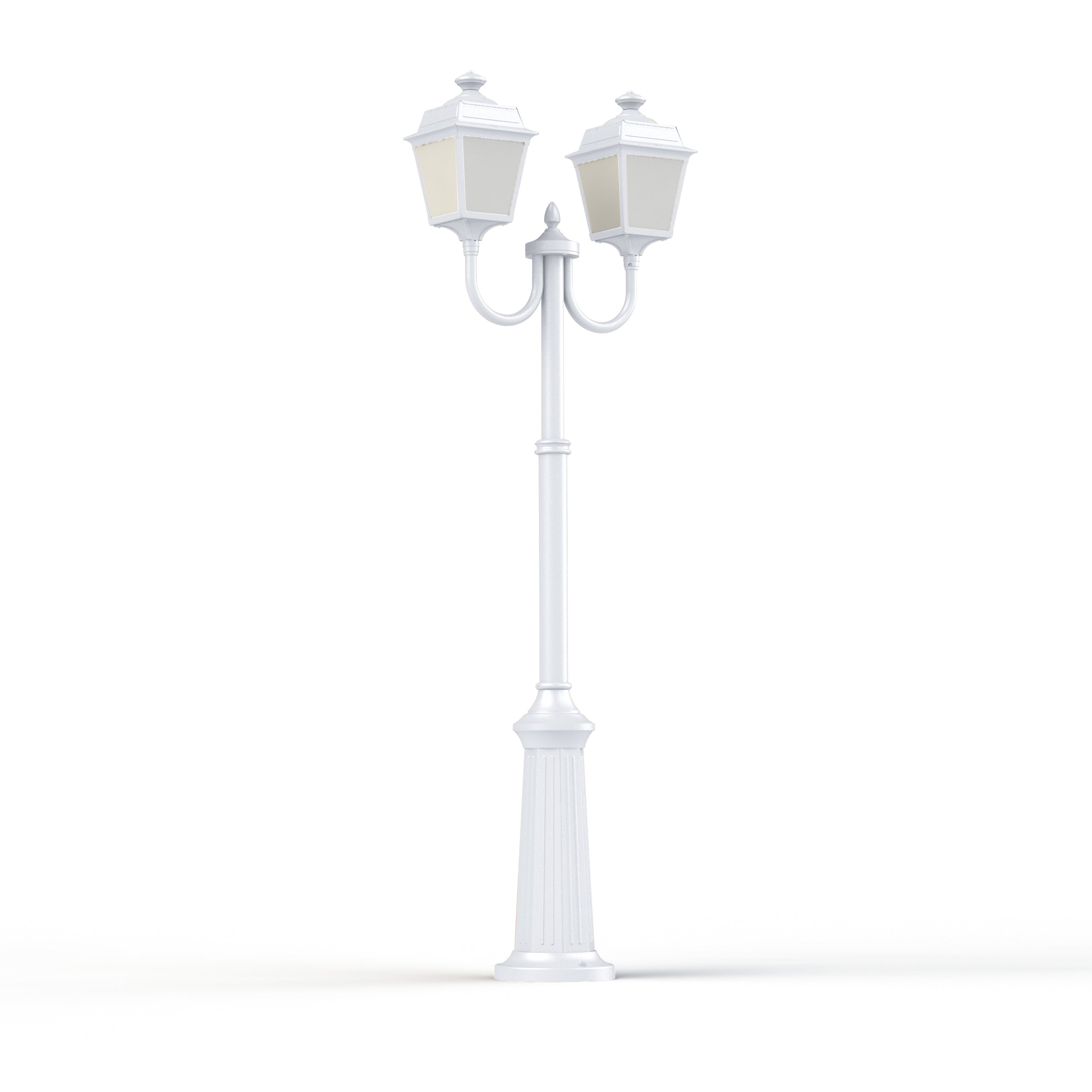 Lampadaire Place des Vosges 1 Tradition N°13 Blanc 001 151022001