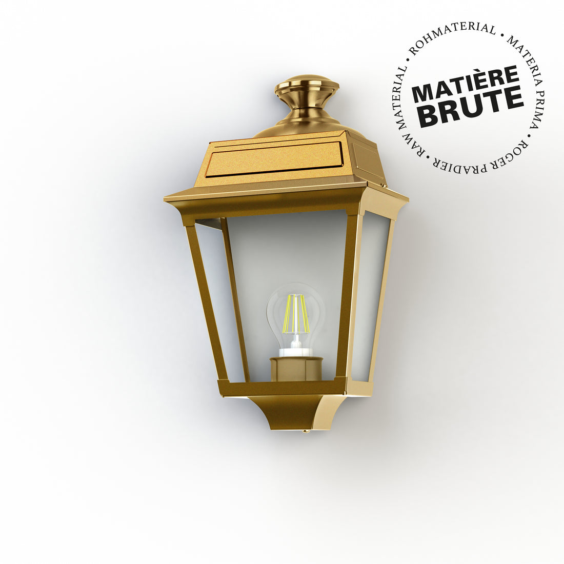Applique Place des Vosges 1 Tradition N°2 Laiton brut 072 151003072