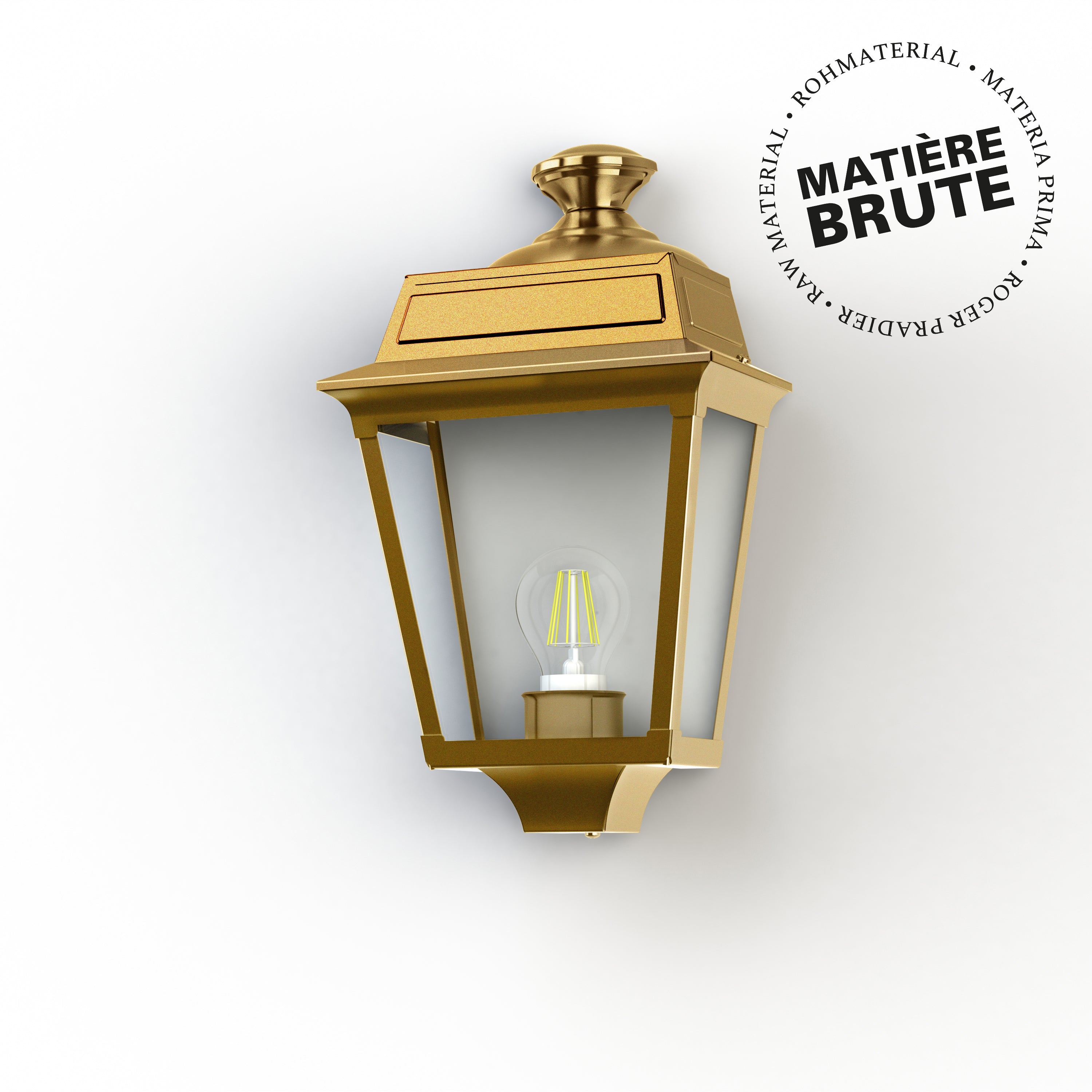 Applique Place des Vosges 1 Tradition N°2 Laiton brut 072 151003072