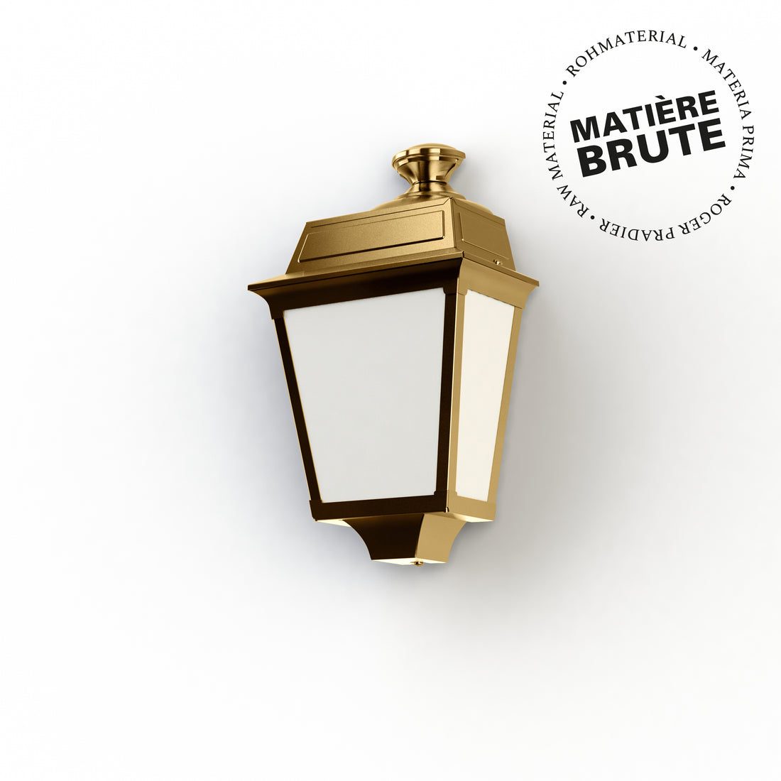 Applique Place des Vosges 1 Tradition N°2 Laiton brut 072 151004072