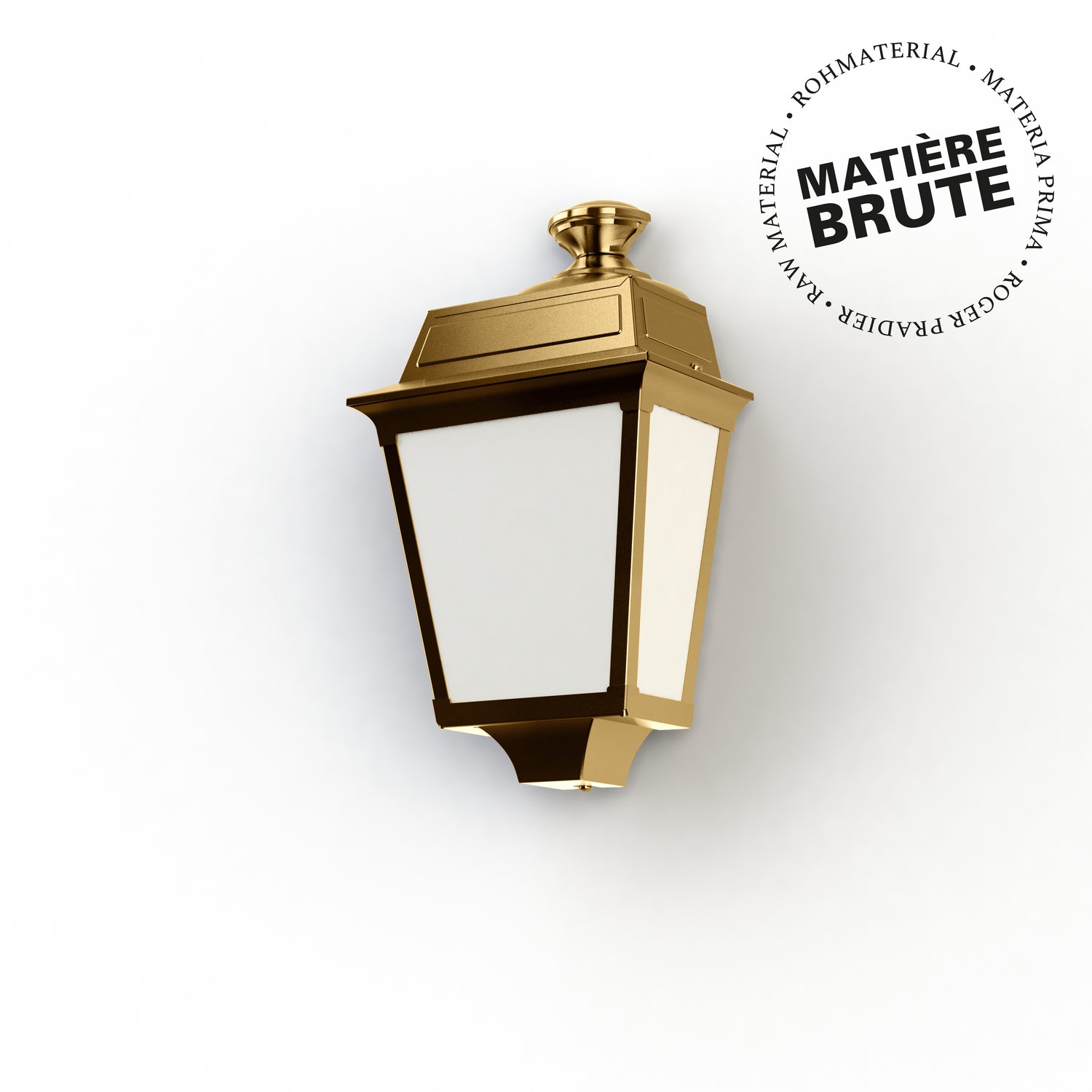 Applique Place des Vosges 1 Tradition N°2 Laiton brut 072 151004072