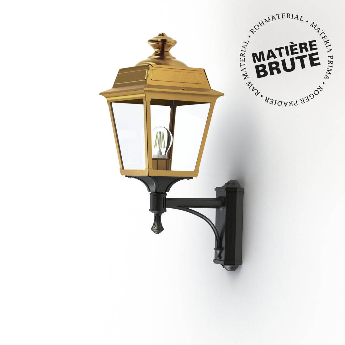 Applique Place des Vosges 1 Tradition N°3 Laiton brut 072 151005072