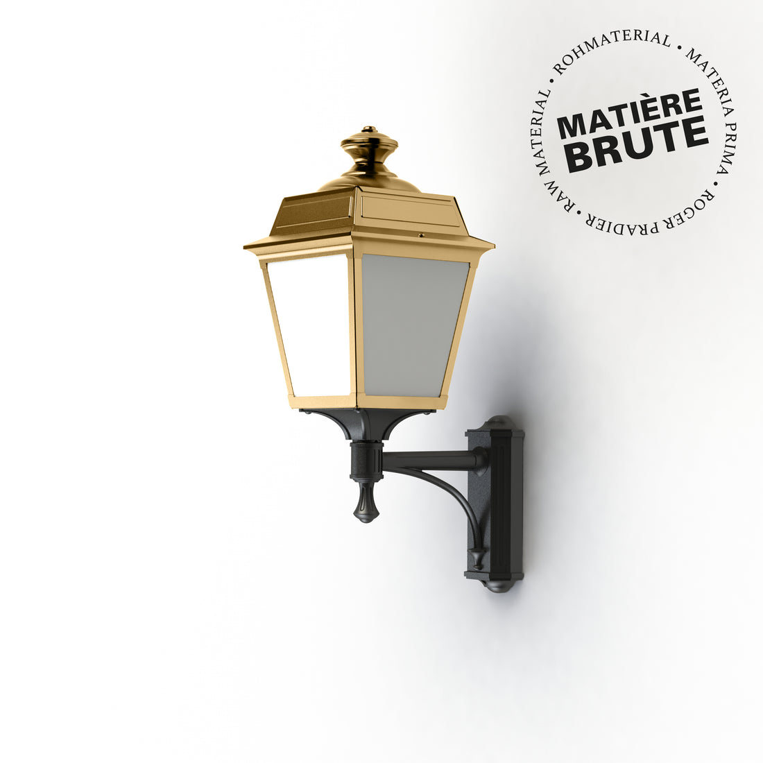 Applique Place des Vosges 1 Tradition N°3 Laiton brut 072 151006072