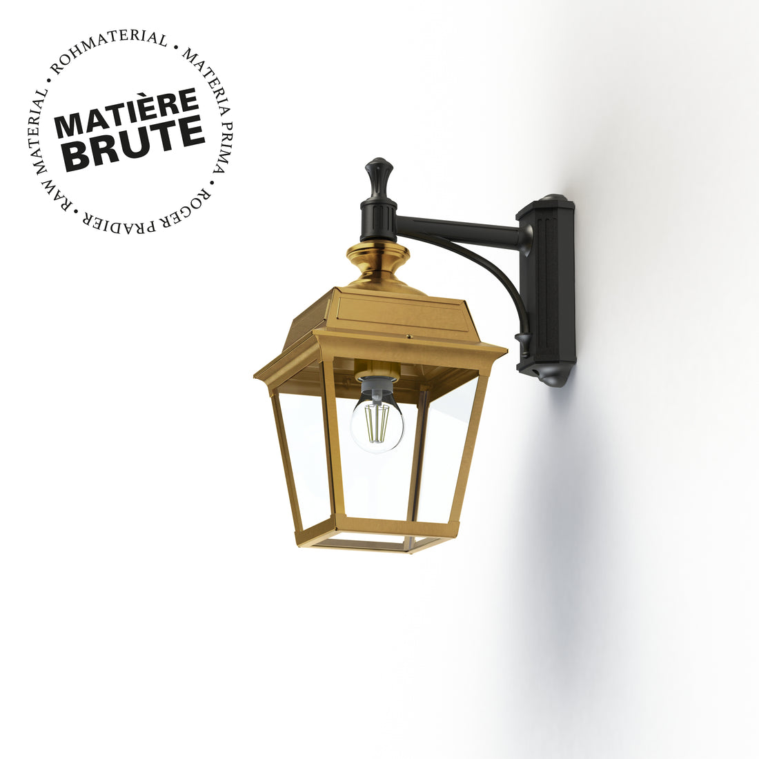 Applique Place des Vosges 1 Tradition N°4 Laiton brut 072 151007072