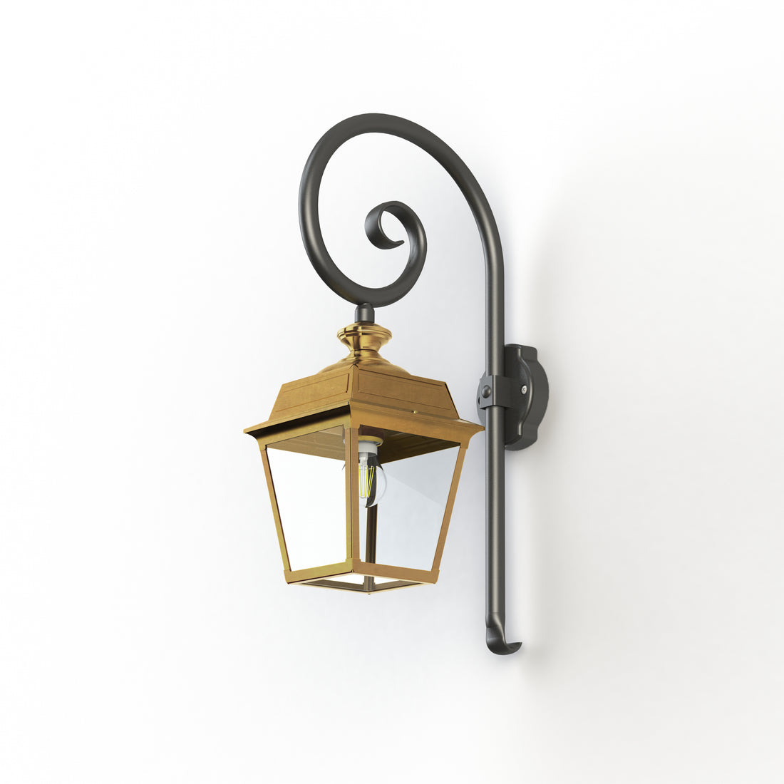 Applique Place des Vosges 1 Tradition N°5 Laiton vernis teinté 070 151009070