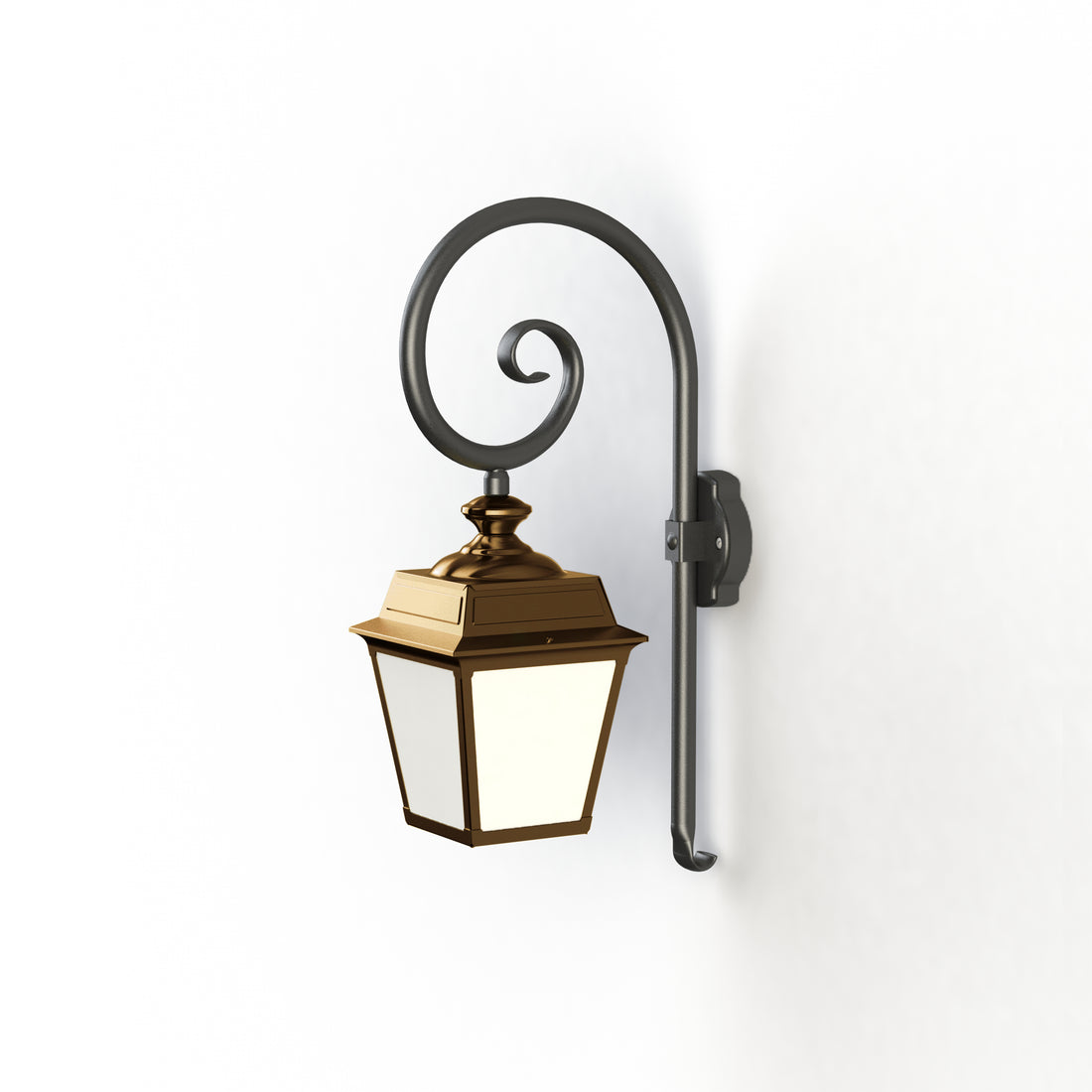 Applique Place des Vosges 1 Tradition N°5 Laiton vernis teinté 070 151010070
