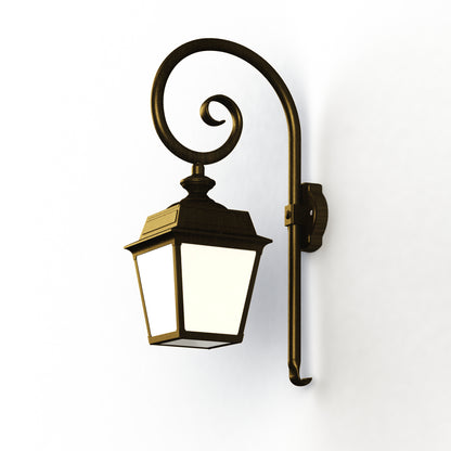 Applique Place des Vosges 1 Tradition N°5 Patiné doré 009 151010009