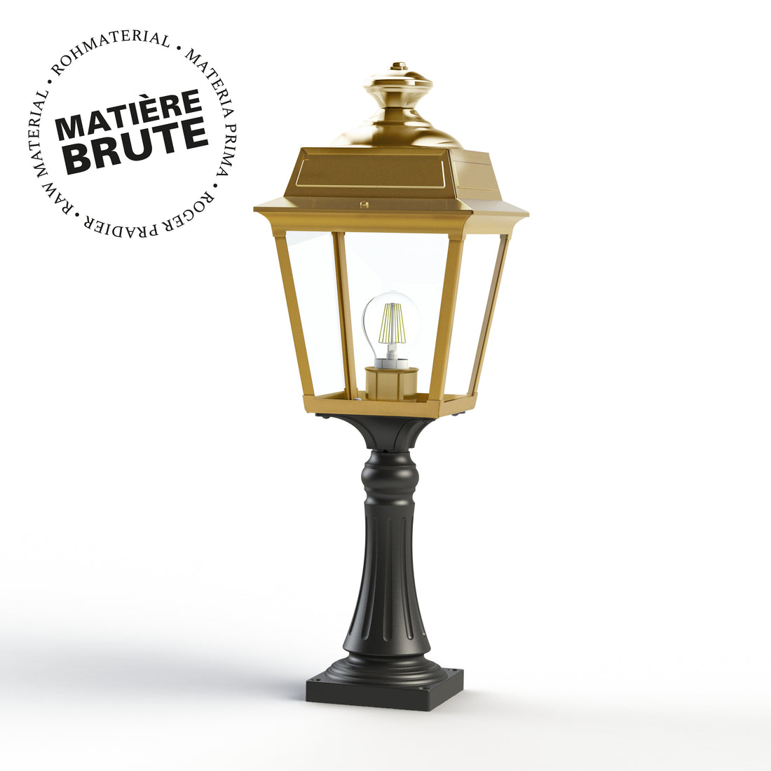 Borne Place des Vosges 1 Tradition N°7 Laiton brut 072 151013072