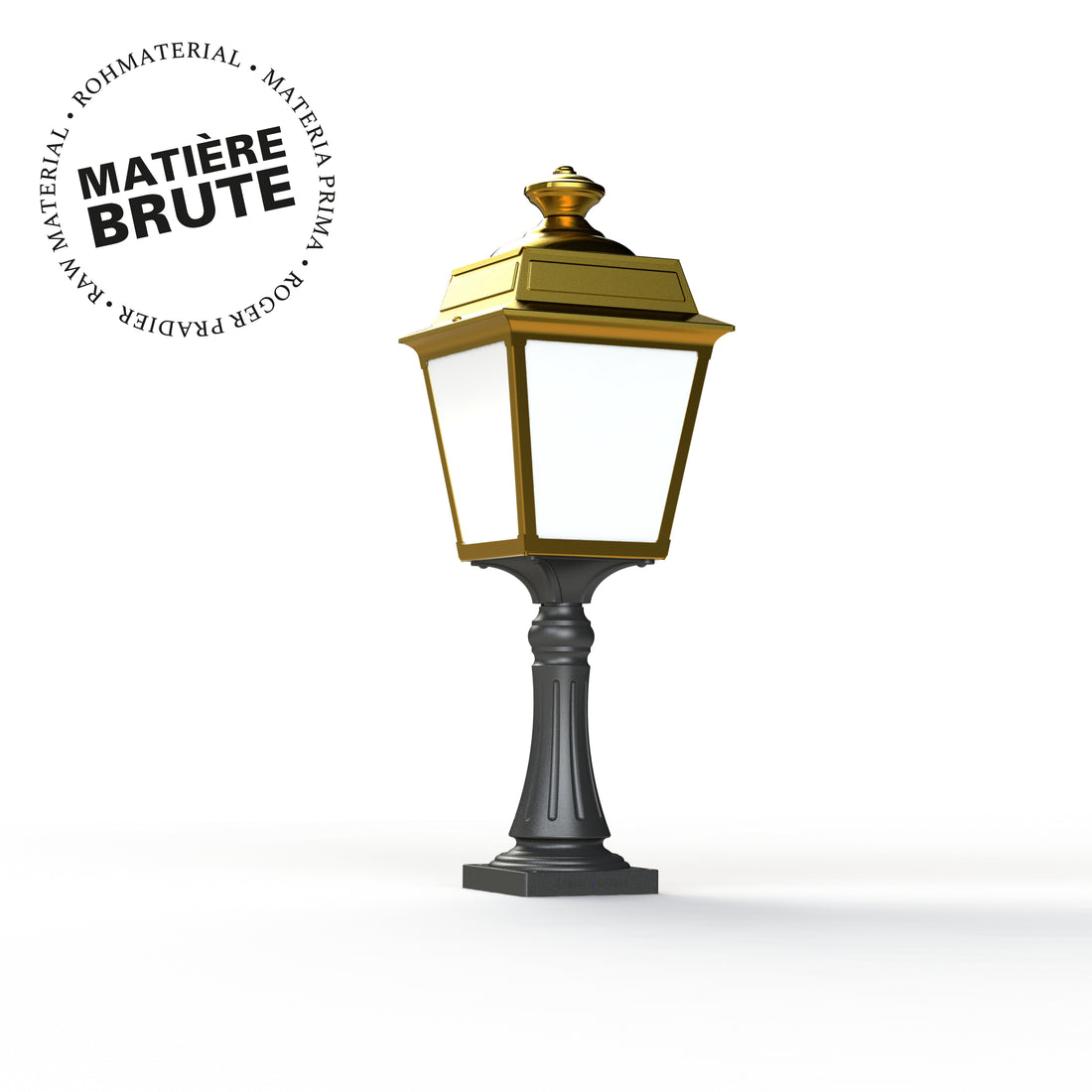 Borne Place des Vosges 1 Tradition N°7 Laiton brut 072 151014072