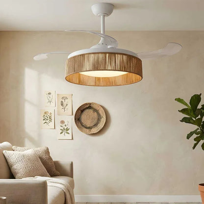 Plafonnier ventilateur BOHEME naturel GM LOVA 7077