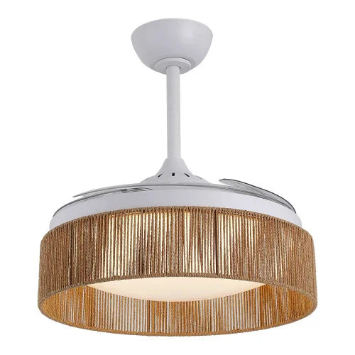 Plafonnier ventilateur BOHEME naturel GM LOVA 7077