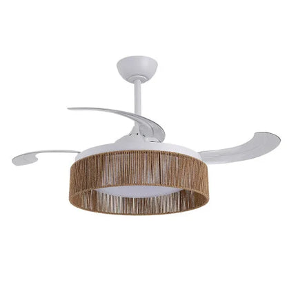 Plafonnier ventilateur BOHEME naturel GM LOVA 7077