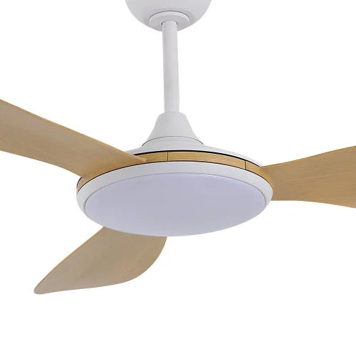 Plafonnier ventilateur SAINTES bois clair LOVA 7084