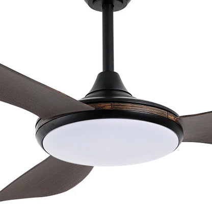 Plafonnier ventilateur SAINTES bois foncé LOVA 7085