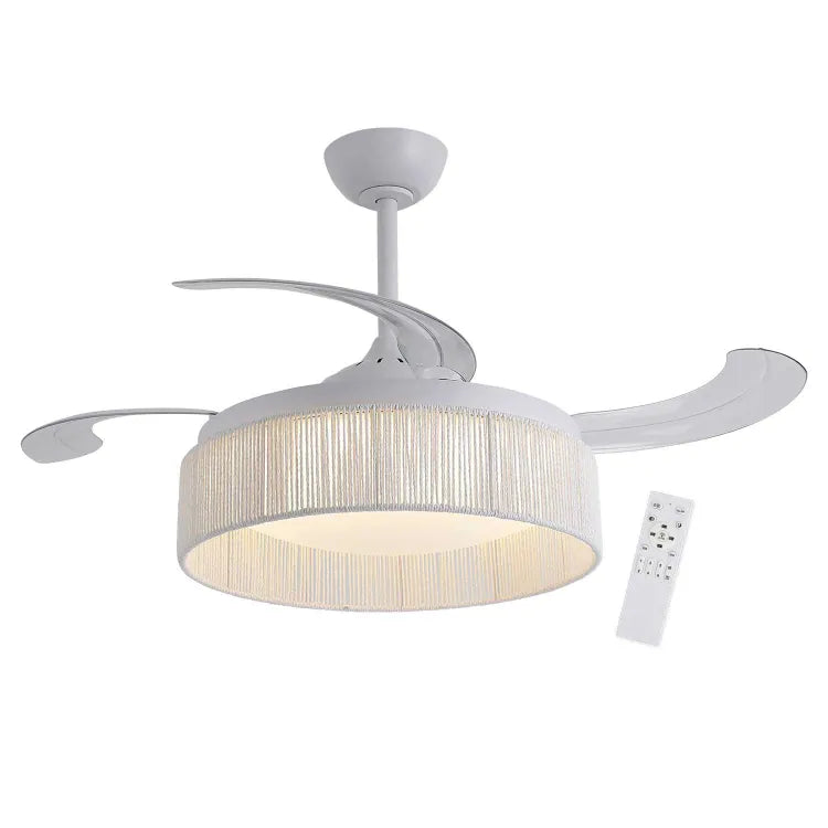 Plafonnier ventilateur BOHEME blanc GM LOVA 7090