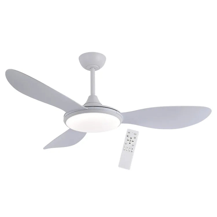 Plafonnier ventilateur SAINTES blanc LOVA 7091