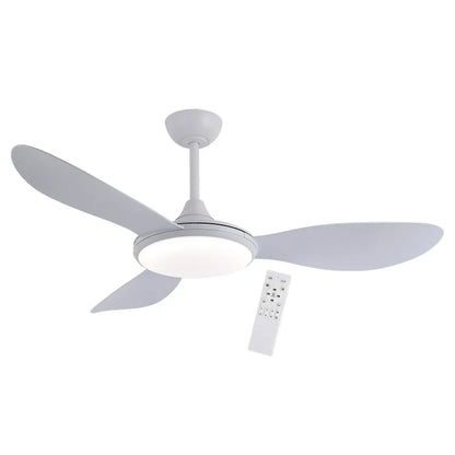Plafonnier ventilateur SAINTES blanc LOVA 7091