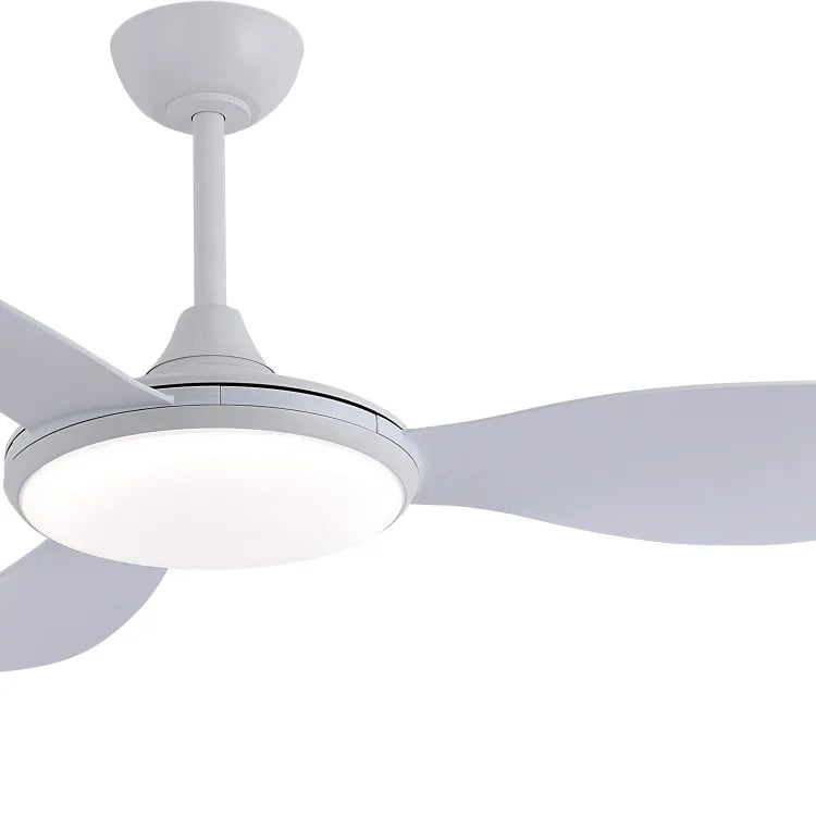 Plafonnier ventilateur SAINTES blanc LOVA 7091