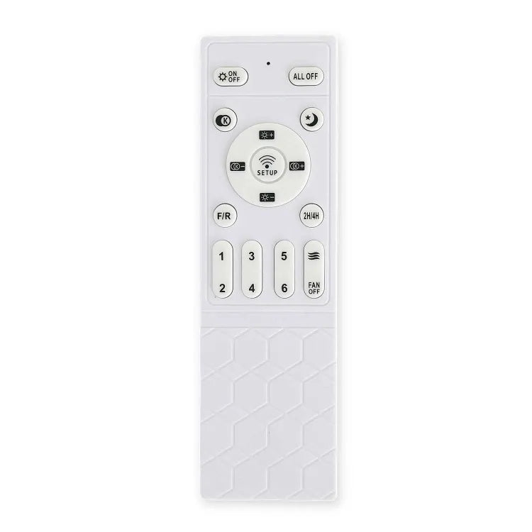 Plafonnier ventilateur SAINTES blanc LOVA 7091