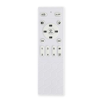 Plafonnier ventilateur SAINTES blanc LOVA 7091