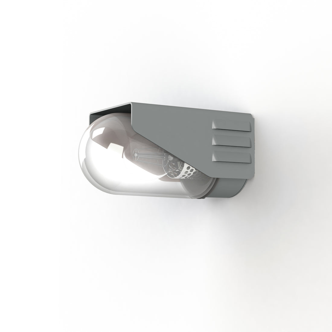 Applique RP195 N°1 Classe 3 Diffuseur clair Gris 105 153011105