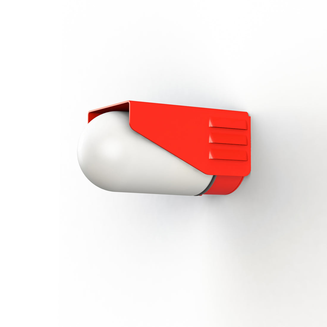 Applique RP195 N°1 depoli Rouge signalisation 056 153002056