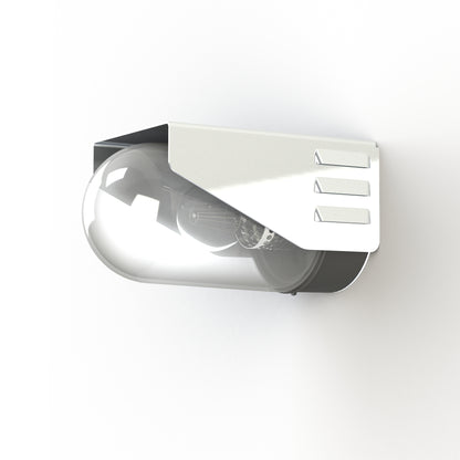 Applique RP195 T2 N°3 Classe 3 Diffuseur clair Inox 018 153015018