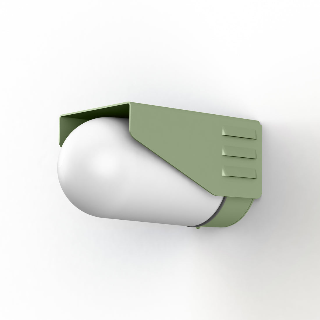 Applique RP195 T2 N°3 Classe 3 Verre dépoli Vert pâle 133 153016133