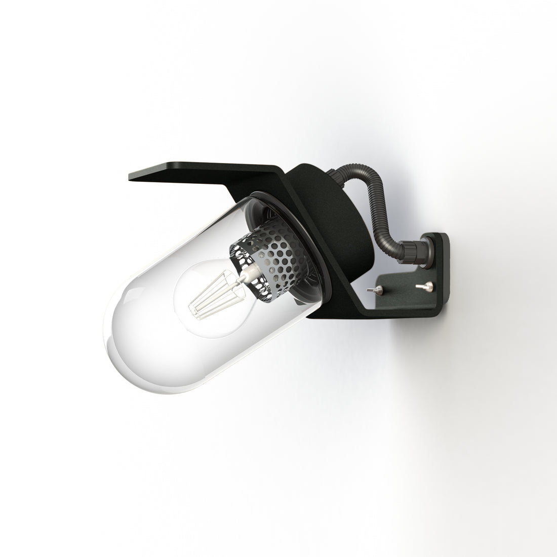Applique Sherlock T1 N°1 Classe 3 Diffuseur clair Gris 006 154011006