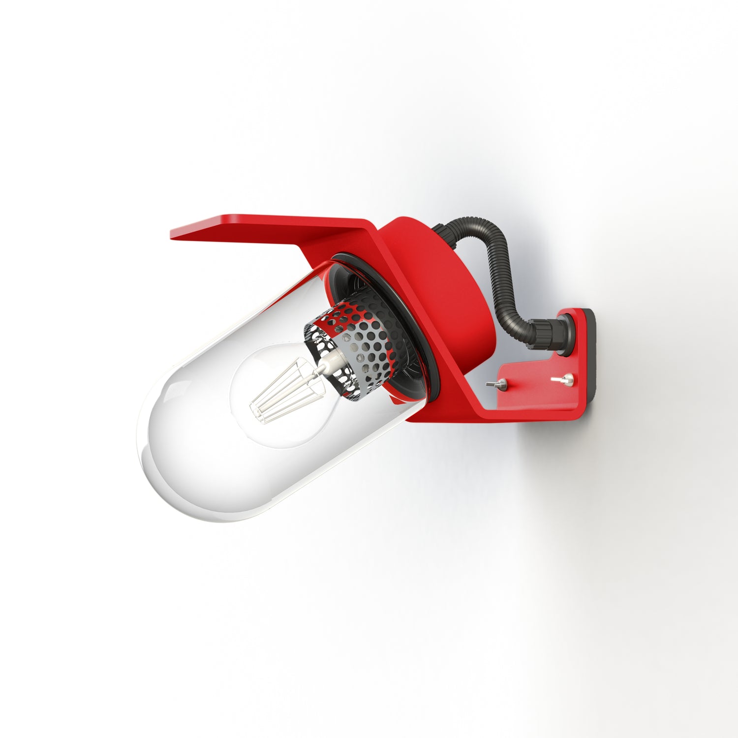 Applique Sherlock T1 N°1 Classe 3 Diffuseur clair Rouge 056 154011056