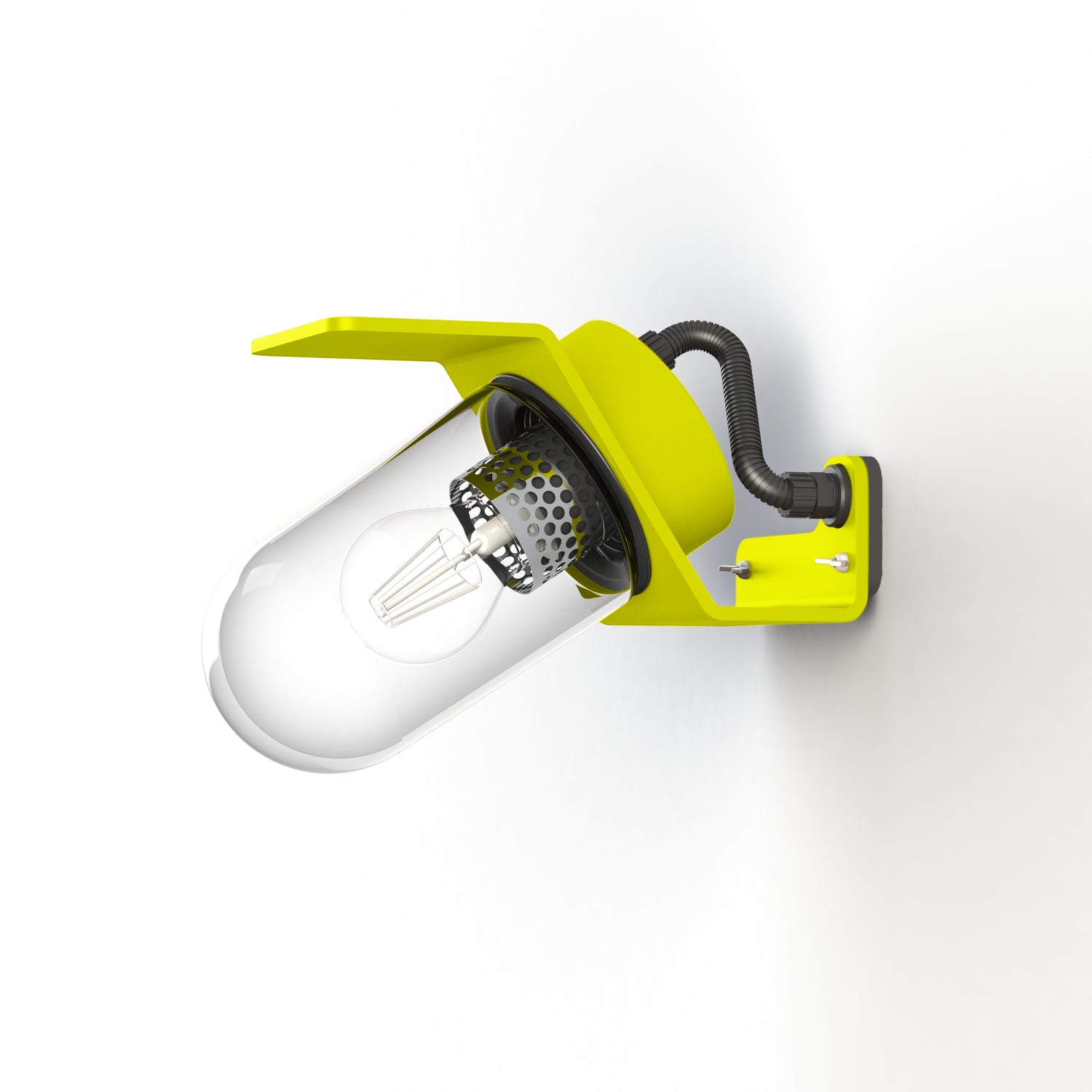Applique Sherlock T1 N°1 Classe 3 Diffuseur clair Jaune soufre 068 154011068