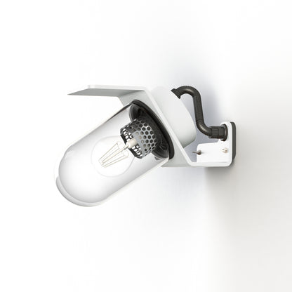 Applique Sherlock T1 N°1 Classe 3 Diffuseur clair Blanc pur 101 154011101