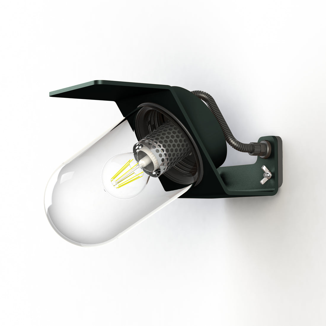 Applique Sherlock T2 N°3 Classe 3 Diffuseur clair Gris 059 154015059
