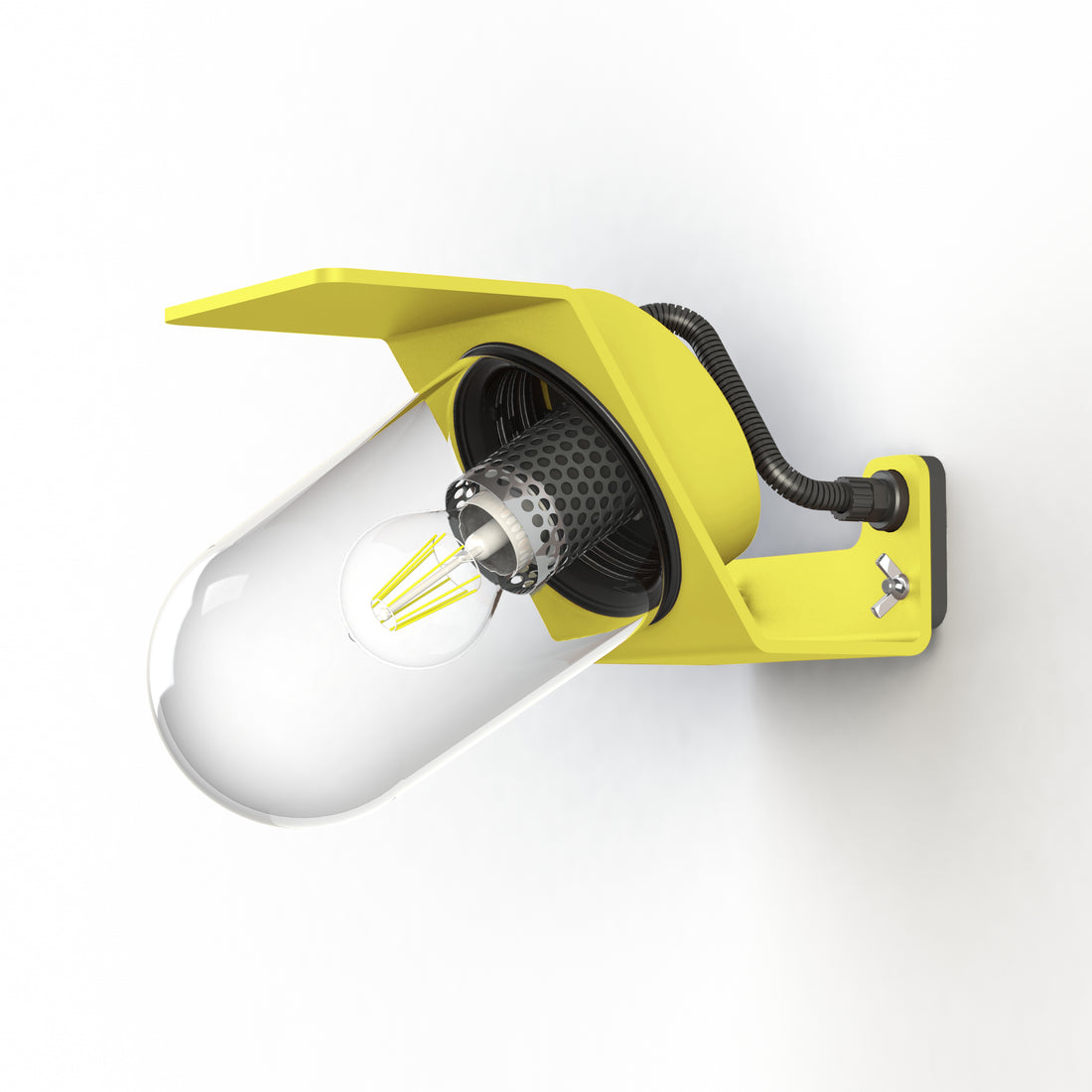 Applique Sherlock T2 N°3 Classe 3 Diffuseur clair Jaune soufre 068 154015068