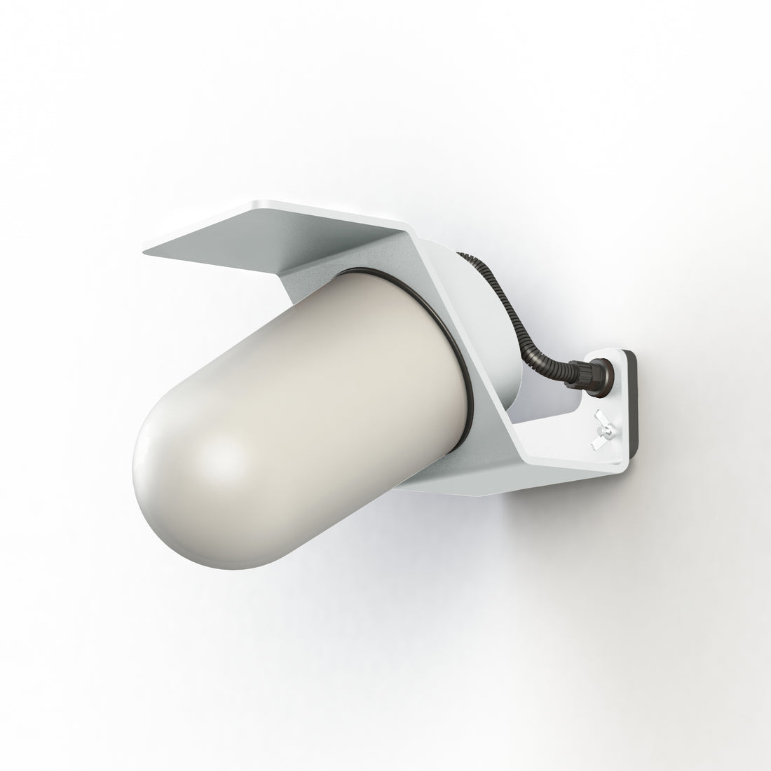 Applique Sherlock T2 N°3 depoli Blanc pur 101 154006101
