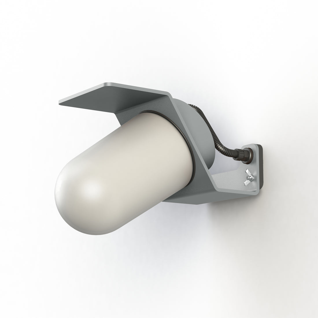 Applique Sherlock T2 N°3 depoli Gris soie 105 154006105