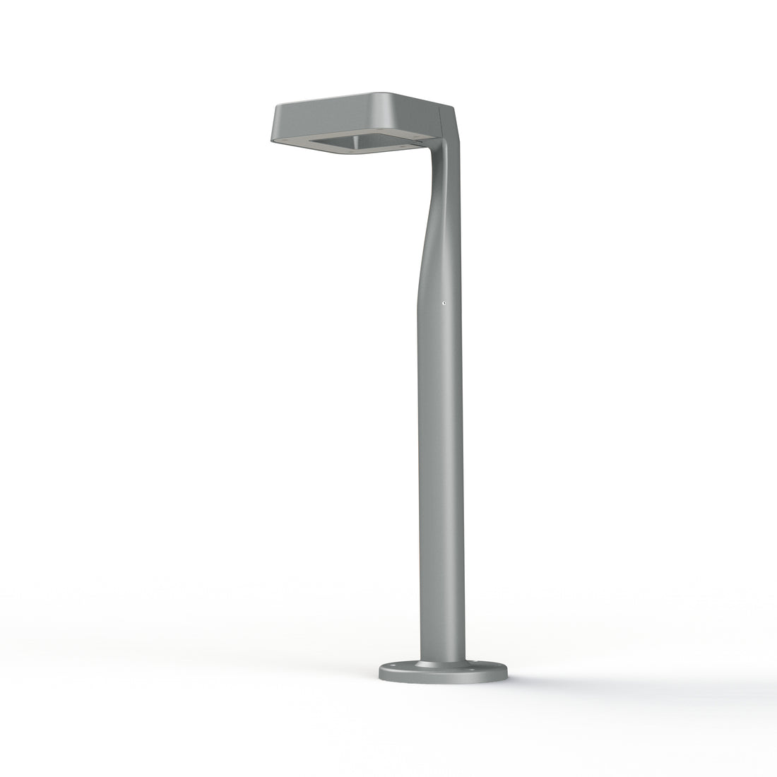 Borne Square N°2 LED 4000°K Gris soie 105