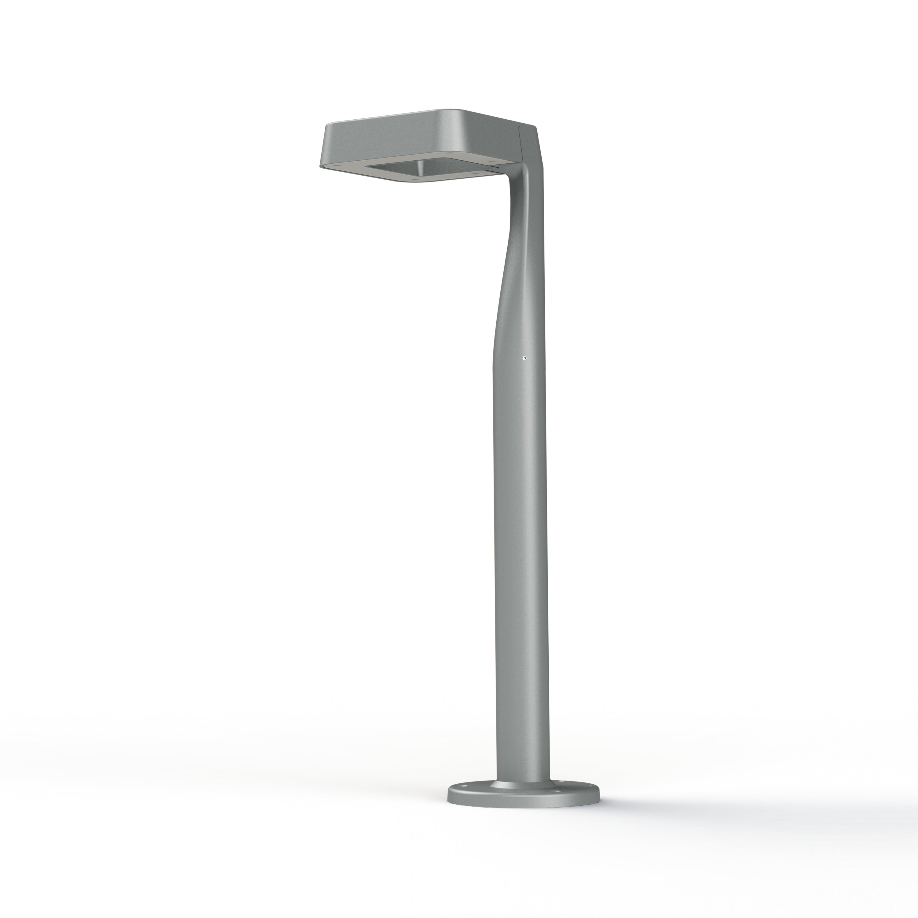 Borne Square N°2 LED 2700°k Gris soie 105