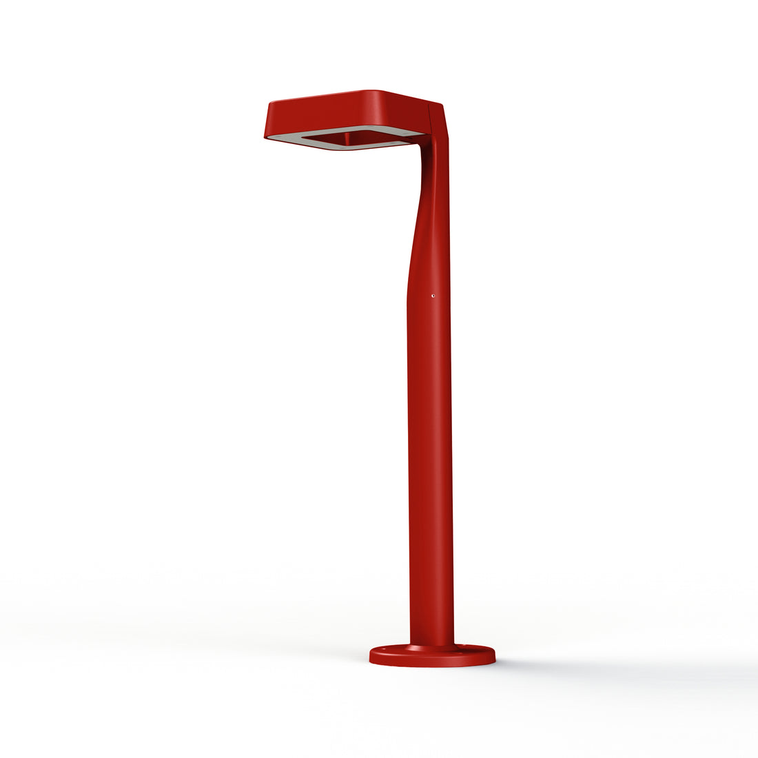 Borne Square N°2 LED 4000°K Rouge tomate 110 156003110