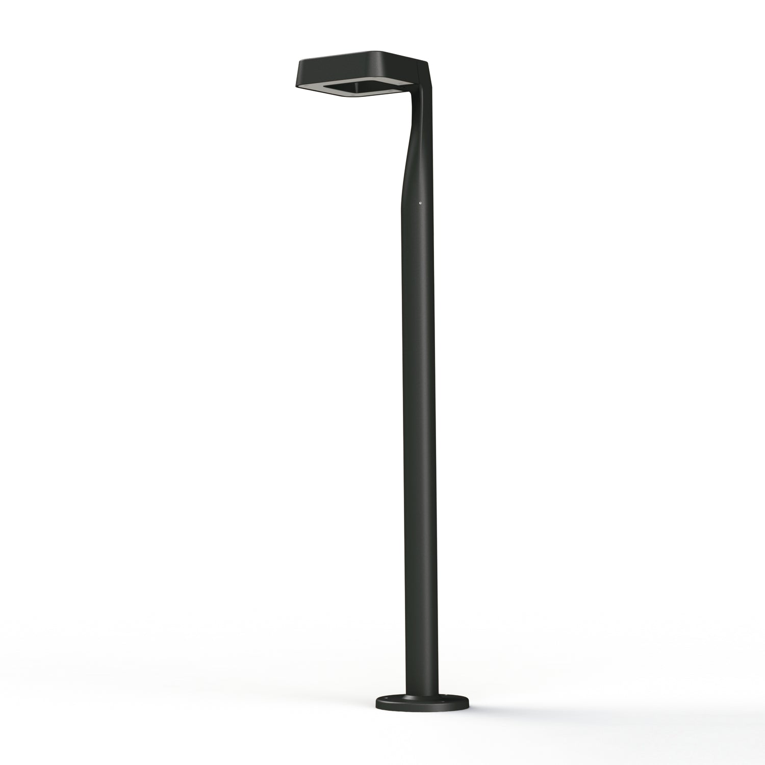 Borne Square N°3 LED 4000°K Gris noir 107