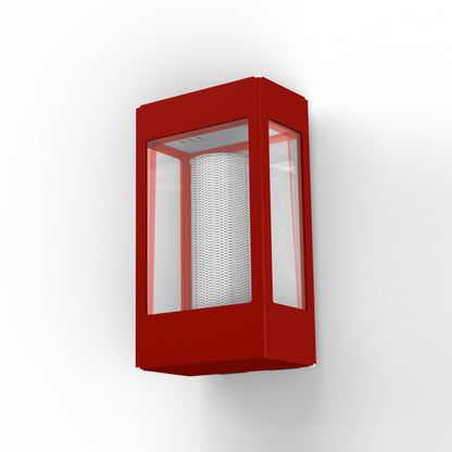 Applique Tétra N°1 E27 Rouge tomate 110 162001110