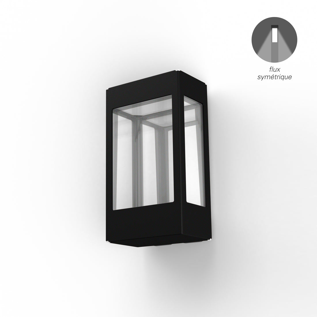 Applique Tétra N°1 LED 12w 2700°k Noir foncé 000 162306000