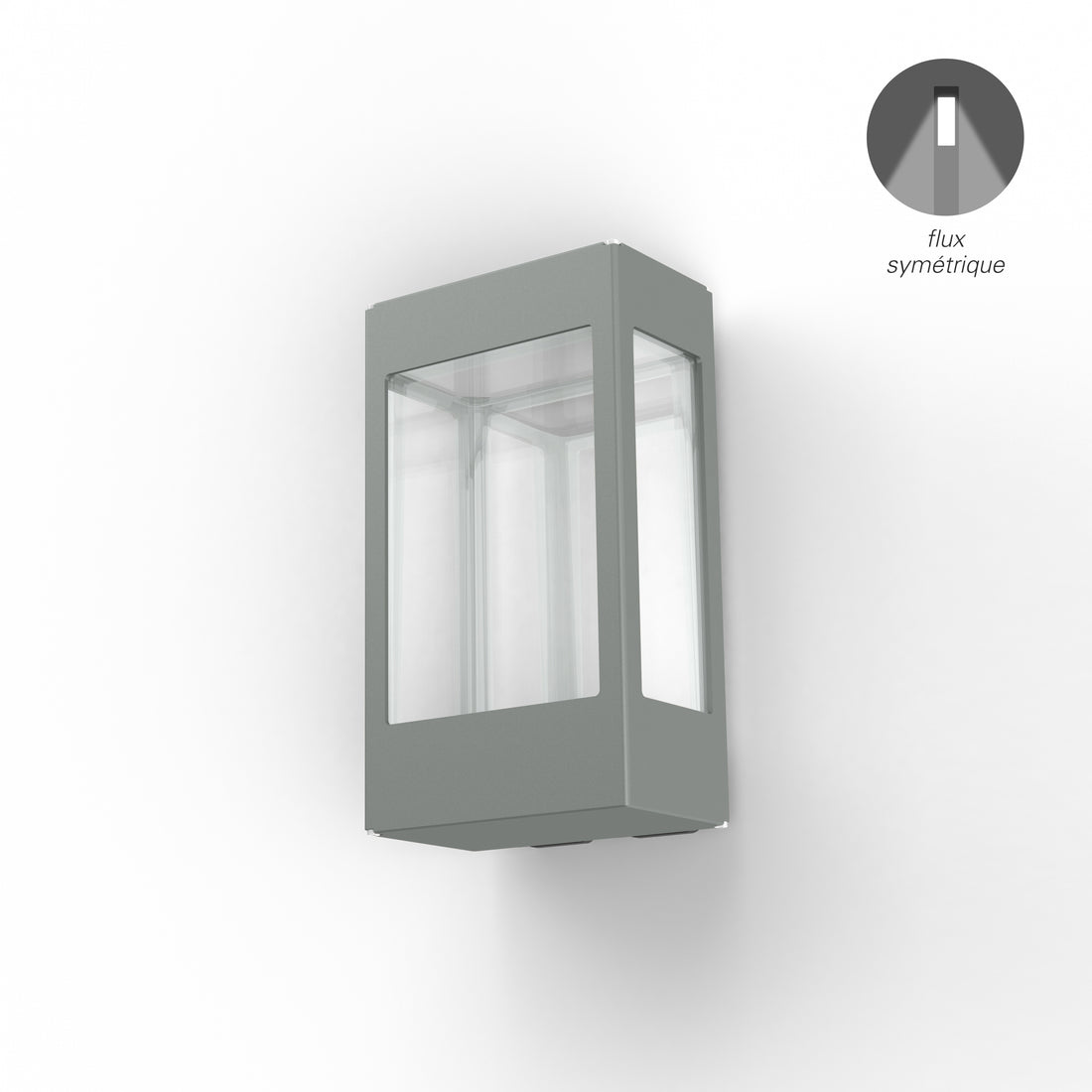 Applique Tétra N°1 LED 12w 2700°k Gris métal 023 162306023