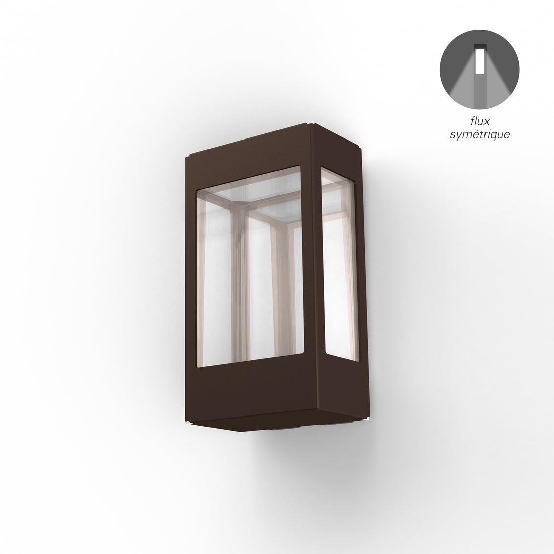 Applique Tétra N°1 LED 12w 2700°k Rouille 046 162306046